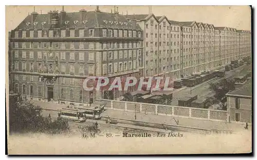 Cartes postales Marseille Les Docks