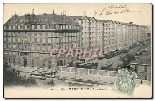 Cartes postales Marseille Les Docks