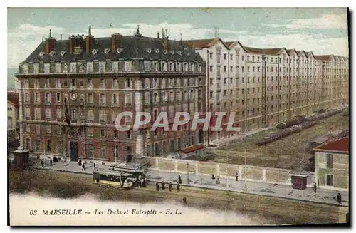 Cartes postales Marseille Les Docks et Entrepots