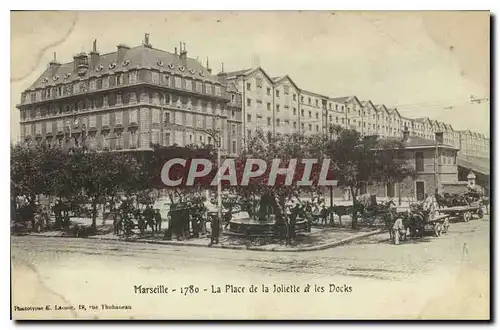 Cartes postales Marseille La Place de la Joliette et les Docks