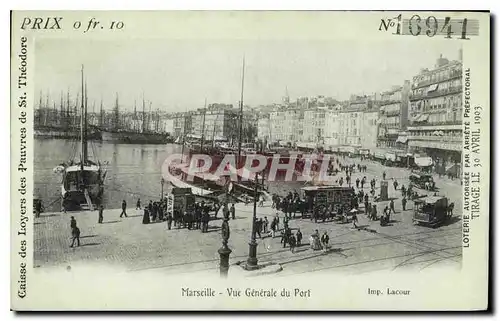 Ansichtskarte AK Marseille Vue Generale du Port Bateaux