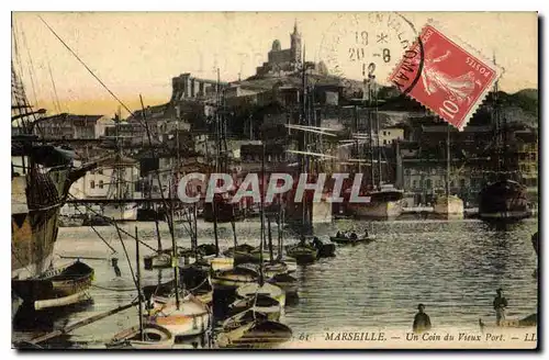 Cartes postales Marseille Un Coin du Vieux Port