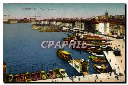 Cartes postales Marseille Quai du Port