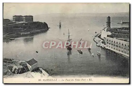 Ansichtskarte AK Marseille Le Passe du Vieux Port