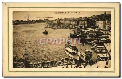 Cartes postales Marseille Le Vieux Port