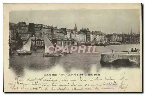 Cartes postales Marseille Entree du Vieux Port