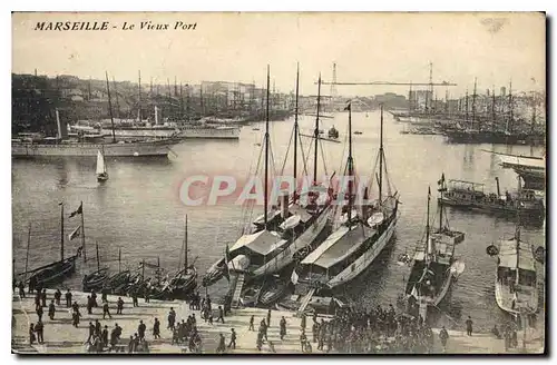 Cartes postales Marseille Le Vieux Port