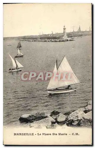 Ansichtskarte AK Marseille Le Phare Ste Marie