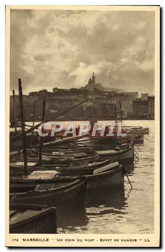 Ansichtskarte AK Marseille Un coin du Port Effet de Nuages