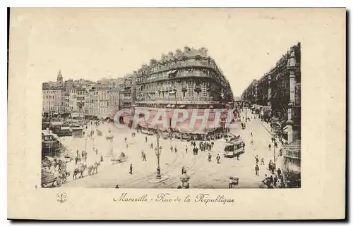 Cartes postales Marseille Rue de la Republique