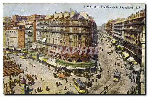 Cartes postales Marseille Rue de la Republique