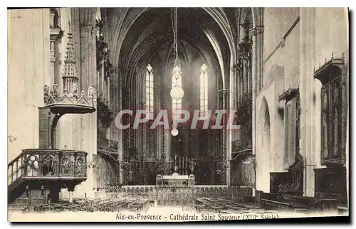 Ansichtskarte AK Aix en Provence Cathedrale Saint Sauveur XIII siecle