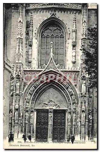 Ansichtskarte AK Aix en Provence Portique de la Cathedrale