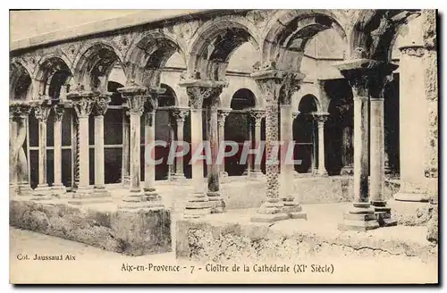 Cartes postales Aix en Provence Cloitre de la Cathedrale XI siecle