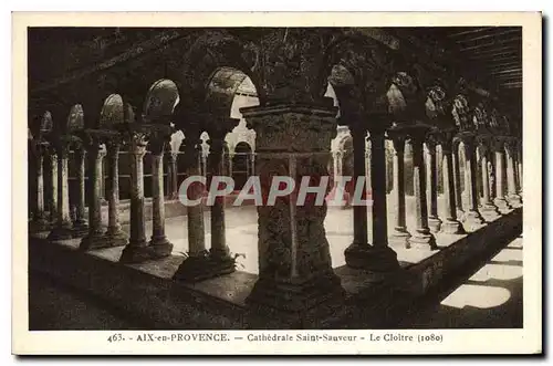 Cartes postales Aix en Provence Cathedrale Saint Sauveur le Cloitre 1080