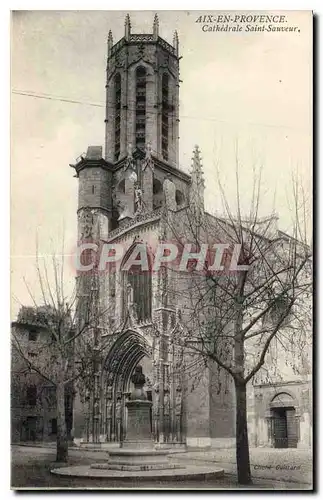 Ansichtskarte AK Aix en Provence Cathedrale Saint Sauveur