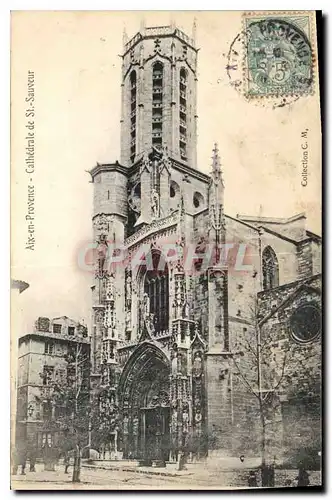 Cartes postales Aix en Provence Cathedrale St Sauveur