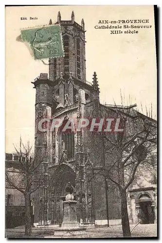 Cartes postales Aix en Provence Cathedrale St Sauveur XIII siecle