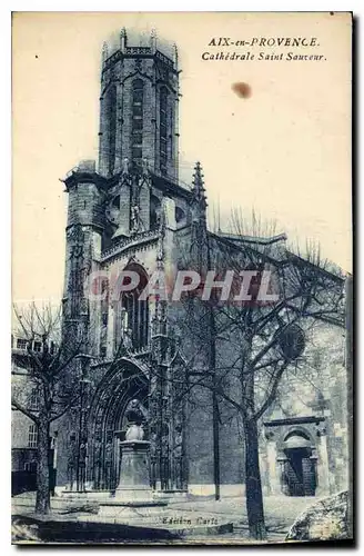 Ansichtskarte AK Aix en Provence Cathedrale Saint Sauveur