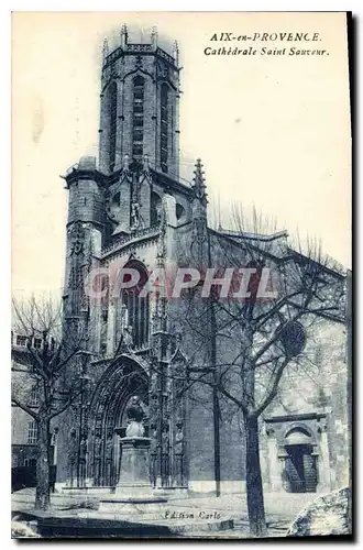 Cartes postales Aix en Provence Cathedrale Saint Sauveur