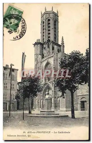 Cartes postales Aix en Provence la Cathedrale