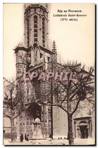 Ansichtskarte AK Aix en Provence Cathedrale Saint Sauveur XV siecle