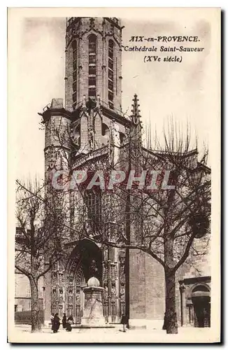 Cartes postales Aix en Provence Cathedrale Saint Sauveur XV siecle