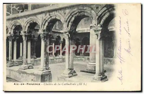 Cartes postales Aix en Provence Cloitre de la Cathedrale