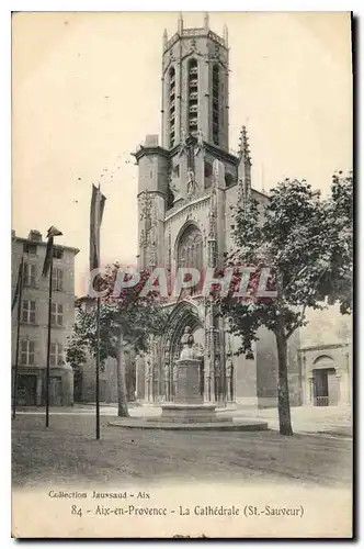 Ansichtskarte AK Aix en Provence la Cathedrale St Sauveur