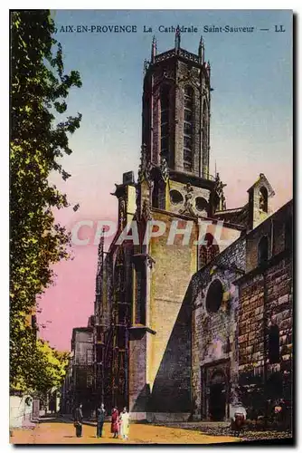 Cartes postales Aix en Provence la Cathedrale Saint Sauveur