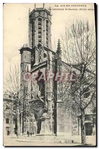 Cartes postales Aix en Provence la Cathedrale St Sauveur XIII siecle