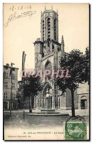 Cartes postales Aix en Provence la Cathedrale