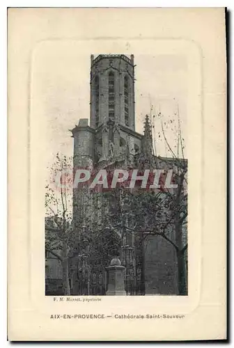 Cartes postales Aix en Provence Cathedrale Saint Sauveur