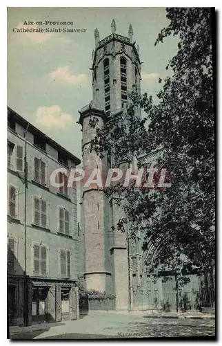 Ansichtskarte AK Aix en Provence Cathedrale Saint Sauveur