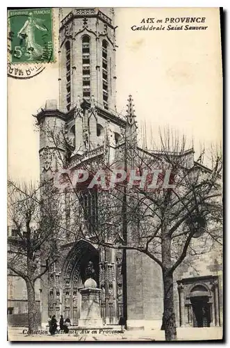 Ansichtskarte AK Aix en Provence Cathedrale Saint Sauveur