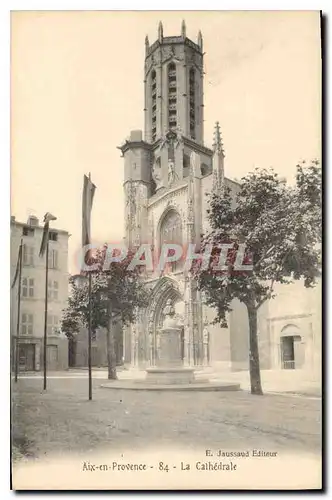 Cartes postales Aix en Provence la Cathedrale