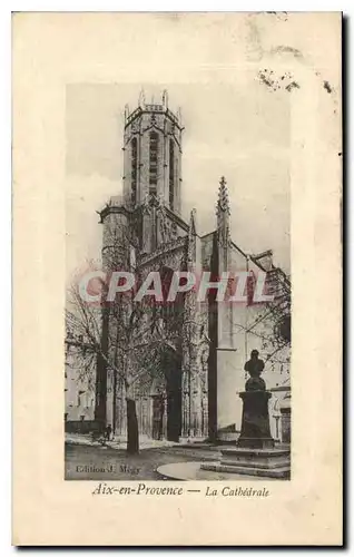 Cartes postales Aix en Provence la Cathedrale