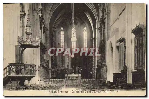 Ansichtskarte AK Aix en Provence Cathedrale Saint Sauveur XIII siecle