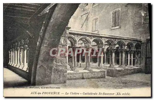 Cartes postales Aix en Provence le Cloitre Cathedrale St Sauveur XI siecle