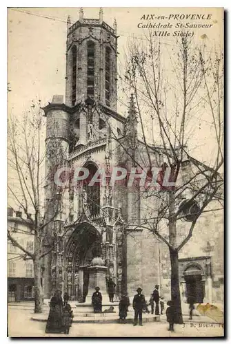 Cartes postales Aix en Provence Cathedrale St Sauveur XIII siecle