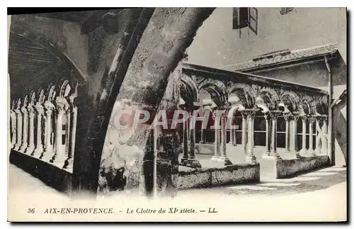 Cartes postales Aix en Provence Le Cloitre du XI siecle