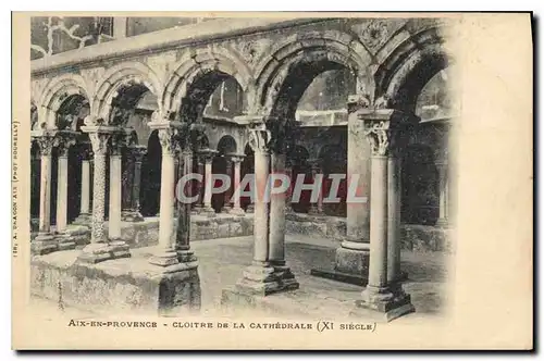 Cartes postales Aix en Provence Cloitre de la Cathedrale XI siecle