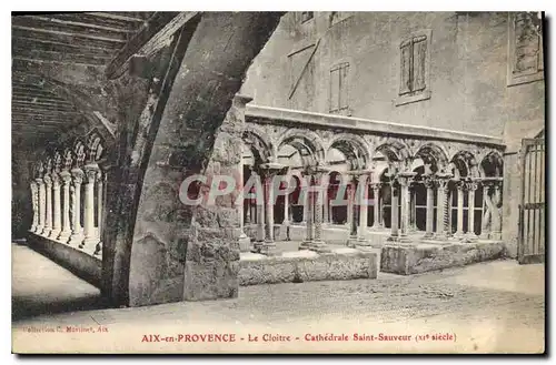 Ansichtskarte AK Aix en Provence le Cloitre Cathedrale Saint Sauveur XI siecle