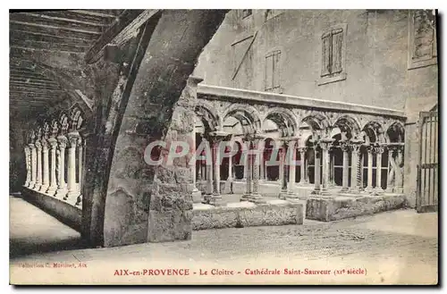 Cartes postales Aix en Provence le Cloitre Cathedrale Saint Sauveur XI siecle