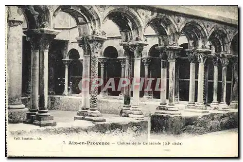 Cartes postales Aix en Provence Cloitres de la Cathedrale XI siecle