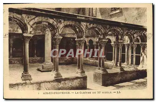 Ansichtskarte AK Aix en Provence le Cloitre du XI siecle