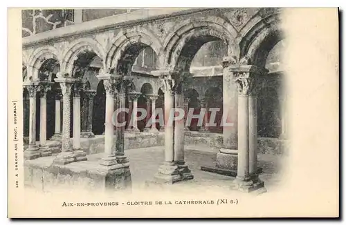 Cartes postales Aix en Provence Cloitre de la Cathedrale Xi S