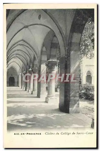 Cartes postales Aix en Provence Cloitre du College du Sacre Coeur