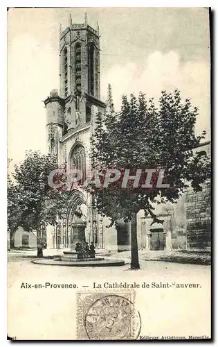 Cartes postales Aix en Provence la Cathedrale de Saint Sauveur