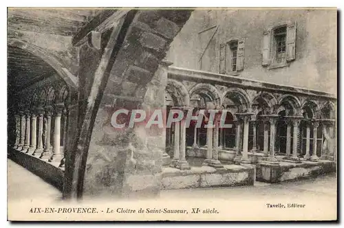 Ansichtskarte AK Aix en Provence le Cloitre de Saint Sauveur XI siecle